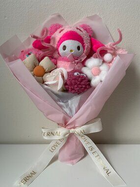 My Melody Pink Plush Bouquet